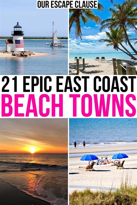 21+ Dreamy East Coast Beach Towns (Perfect for a Summer Trip).